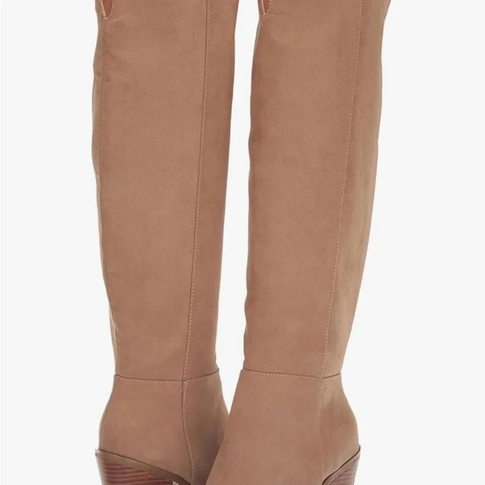 Jessica Simpson Womens Ravyn Zipper Over-The-Knee Color: Sandstone/Tan 9.5 NWT